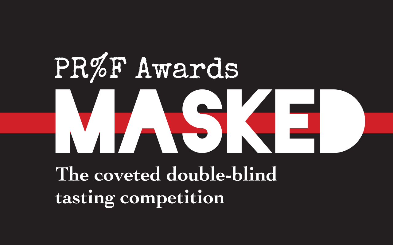 Proof Awards Masked - The coveted double-blind tasting competition logo