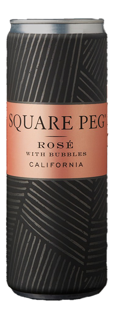 Square Peg California Rosé with Bubbles
